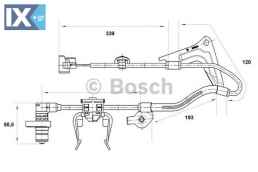 Αισθητήρας, στροφές τροχού BOSCH 0265001416