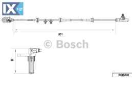 Αισθητήρας, στροφές τροχού BOSCH 0265007559