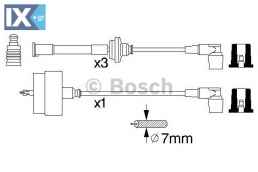 Σετ καλωδίων υψηλής τάσης BOSCH 0356912824