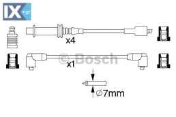 Σετ καλωδίων υψηλής τάσης BOSCH 0986357121