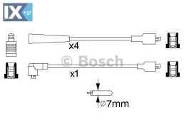 Σετ καλωδίων υψηλής τάσης BOSCH 0986357131