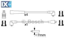 Σετ καλωδίων υψηλής τάσης BOSCH 0986357136