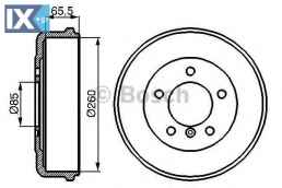 Ταμπούρο BOSCH 0986477038