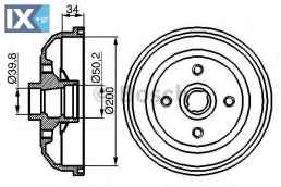 Ταμπούρο BOSCH 0986477056