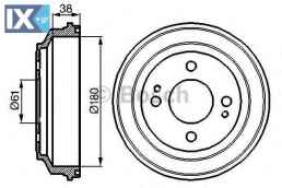 Ταμπούρο BOSCH 0986477063