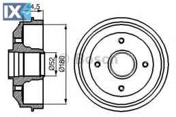 Ταμπούρο BOSCH 0986477070