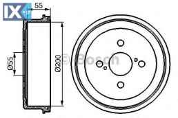 Ταμπούρο BOSCH 0986477090