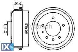 Ταμπούρο BOSCH 0986477093