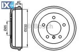 Ταμπούρο BOSCH 0986477101