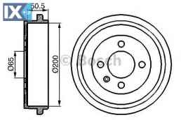 Ταμπούρο BOSCH 0986477106