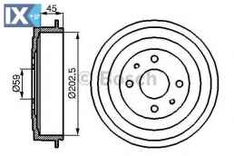 Ταμπούρο BOSCH 0986477109