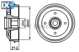 Ταμπούρο BOSCH 0986477113