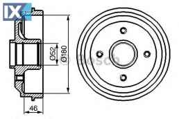 Ταμπούρο BOSCH 0986477116