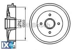 Ταμπούρο BOSCH 0986477124