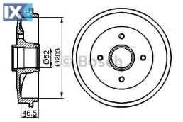 Ταμπούρο BOSCH 0986477124