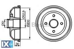 Ταμπούρο BOSCH 0986477134