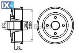 Ταμπούρο BOSCH 0986477135