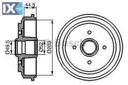 Ταμπούρο BOSCH 0986477149