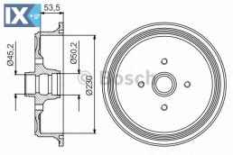 Ταμπούρο BOSCH 0986477160