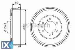 Ταμπούρο BOSCH 0986477165