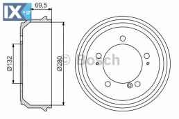 Ταμπούρο BOSCH 0986477169