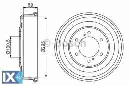 Ταμπούρο BOSCH 0986477177