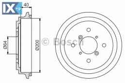 Ταμπούρο BOSCH 0986477188