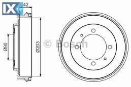 Ταμπούρο BOSCH 0986477202