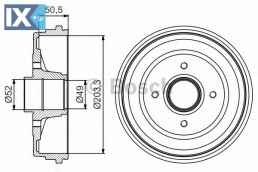 Ταμπούρο BOSCH 0986477206