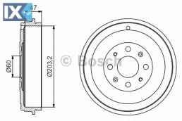 Ταμπούρο BOSCH 0986477207