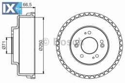 Ταμπούρο BOSCH 0986477228