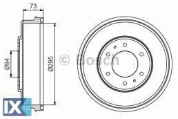 Ταμπούρο BOSCH 0986477232