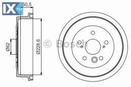 Ταμπούρο BOSCH 0986477242