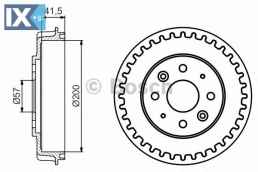 Ταμπούρο BOSCH 0986477247