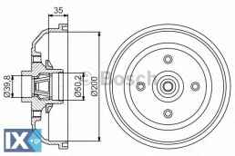 Ταμπούρο BOSCH 0986477260