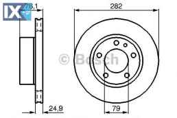 Δισκόπλακα BOSCH 0986478217