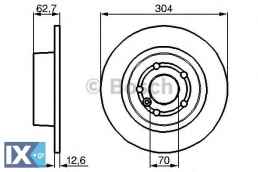 Δισκόπλακα BOSCH 0986478497