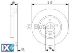 Δισκόπλακα BOSCH 0986479287