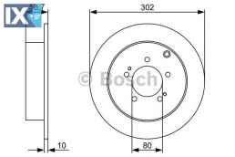 Δισκόπλακα BOSCH 0986479318