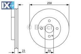 Δισκόπλακα BOSCH 0986479541