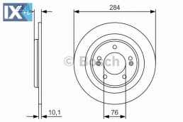 Δισκόπλακα BOSCH 0986479A13