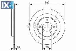 Δισκόπλακα BOSCH 0986479A46