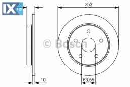 Δισκόπλακα BOSCH 0986479U81