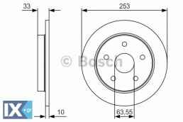 Δισκόπλακα BOSCH 0986479U81