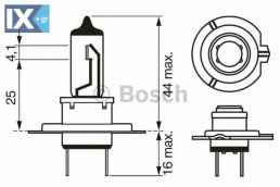 Λυχνία, προβολείς BOSCH 1987302076