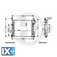 Ψυγείο, ψύξη κινητήρα DIEDERICHS 8146006