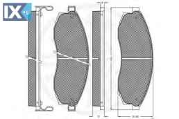 Σετ τακάκια, δισκόφρενα OPTIMAL 10083