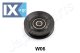 Τροχαλία παρέκκλισης, ιμάντας poly-V JAPANPARTS RPW06  - 16,1 EUR