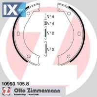 Σετ σιαγόνων φρένων, χειρόφρενο ZIMMERMANN 109901058