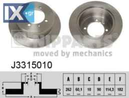 Δισκόπλακα NIPPARTS J3315010